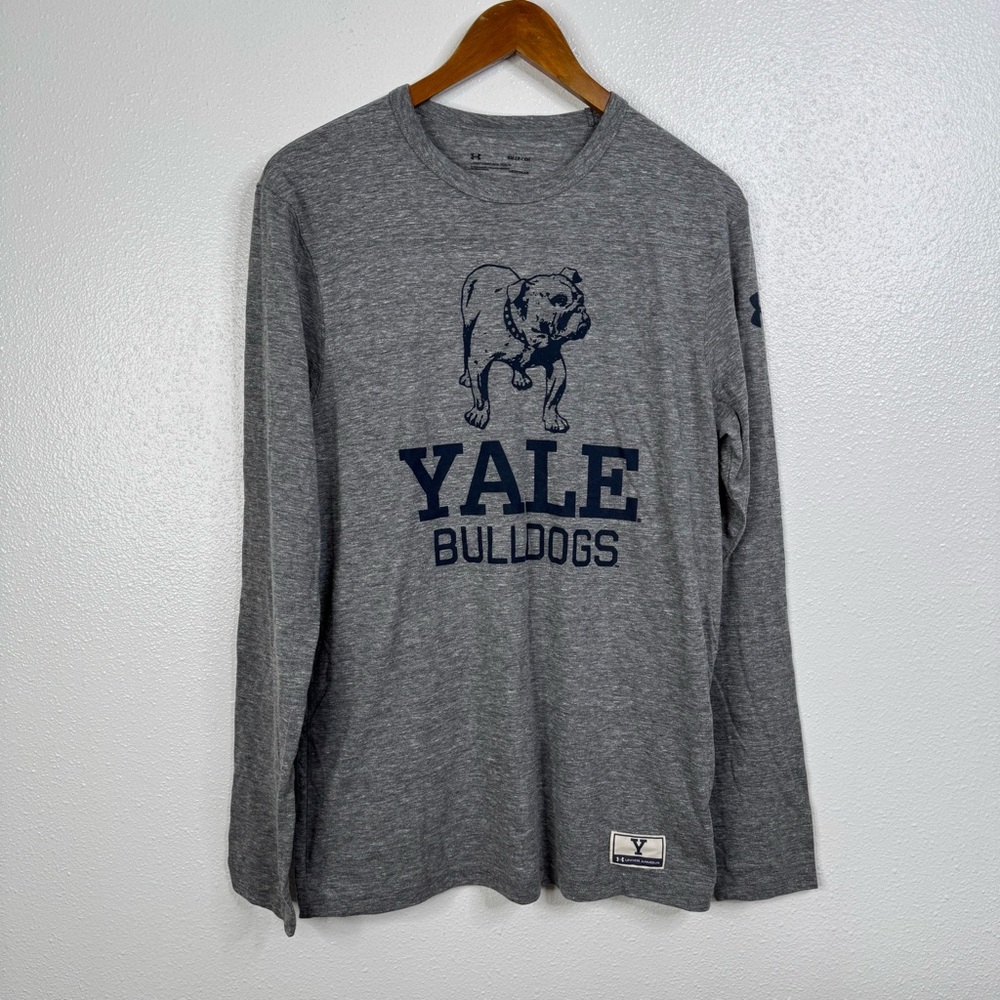 Under Armour Yale Bulldogs Long Sleeve Shirt‎ Size Small